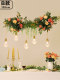 Creative Bar Chandelier, Floral Lamp, Sunroom Party Venue Layout, Dining Table, Courtyard, Simulated Plant Decoration Chandelier