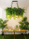 Bar Counter Pendant Light, Creative Plant Pendant Light, Restaurant, Hotel, Hot Pot Restaurant, Hotel Dining Decoration Light, Window Green Plant Pendant Light