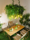 Bar Counter Pendant Light, Forest-Style Guesthouse Window Display, Sunroom Courtyard Dining Table Lamp, Thai Restaurant Decorative Plant Light