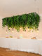 Southeast Asian Pendant Lights with Forest-Themed Green Plants, Decorative Lighting for Restaurants and Hotels, Creative Dining Space Layout, Bar Counter Pendant Lights
