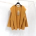 D.d bên phụ nữ áo len đan áo len trùm đầu dài phần dày áo len Hàn Quốc - Cardigan Cardigan