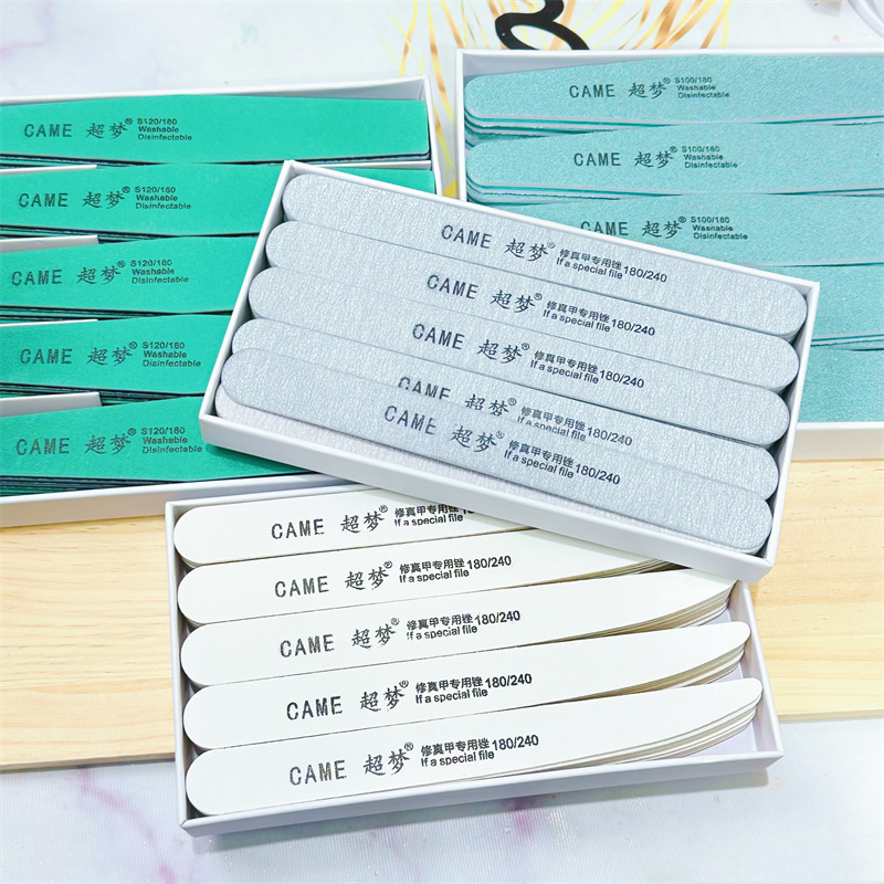 Super Dream Water Washable Ceramic File, Nail Shaping Rhombus File, Nail File, Wear-Resistant Sponge Strip, Ultra-Thin Sanding Strip