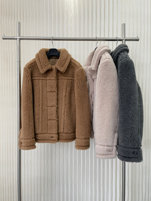 Off-Season Clearance New Model m Brand Same Style Teddy Bear Denim Biker Jacket Short Coat 1086043906&