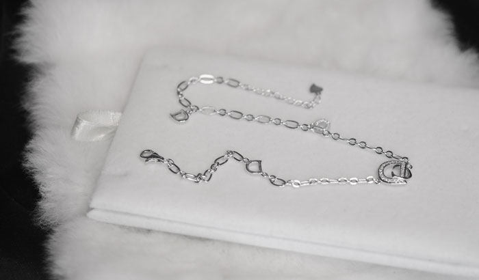 Bracelet de cheville Femme OTHER   en Argenterie - Ref 3104324 Image 7