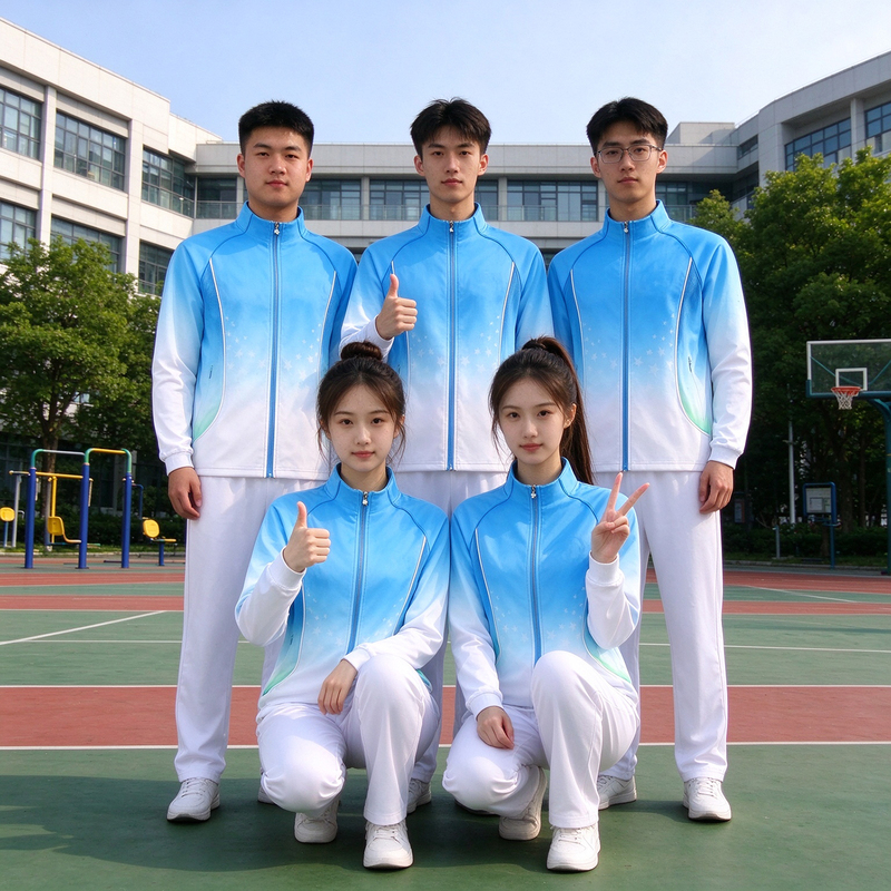 Chinese Long-Sleeved Sportswear for Men and Women, Team Competition Uniforms, Appearance Uniforms, Coach Training Uniforms, Quick-Drying Running Suits