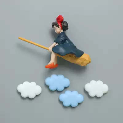 Creative cute cartoon Three-dimensional little girl refrigerator patch magnet refrigerator home decoration magnet magnet magnet magnet