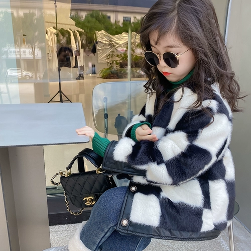 Куртка, зимний комплект, детские шахматы, детский флисовый пуховик, в западном стиле