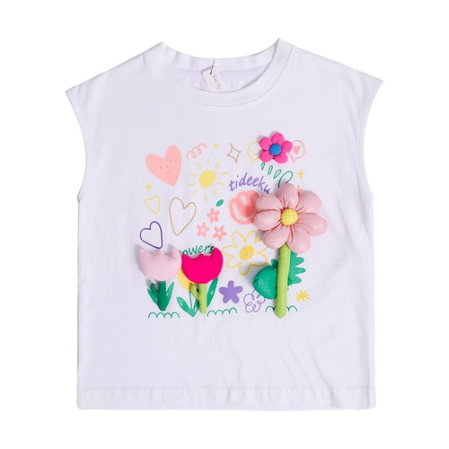 Футболка с коротким рукавом, летняя хлопковая детская летняя одежда без рукавов, делается под заказ, в западном стиле, детская одежда