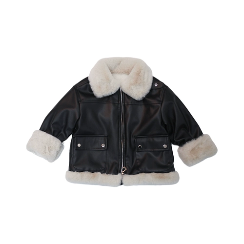 Куртка, детский флисовый пуховик, увеличенная толщина, детская одежда