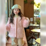 Демисезонная куртка, зимний короткий кардиган, коллекция 2023, в западном стиле, в стиле Шанель, подходит для подростков