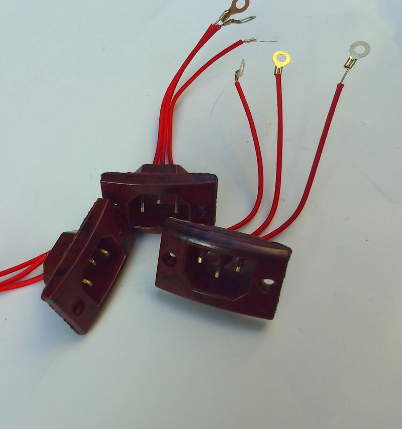 Electric frying pan power socket