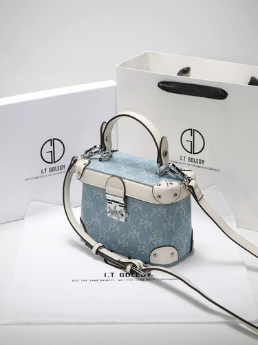 Коробка, сумка через плечо, Гонконг, из натуральной кожи, изысканный стиль, коллекция 2023, в западном стиле