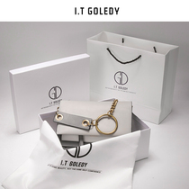  Hong Kong IT GDLEDY leather niche brand bag female 2021 new armpit bag wild western style messenger bag