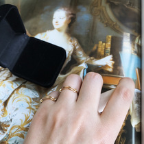 MIMI imported from the United States 14K gold-wrapped adjustable flash diamond ring knuckle ring ring women do not fade