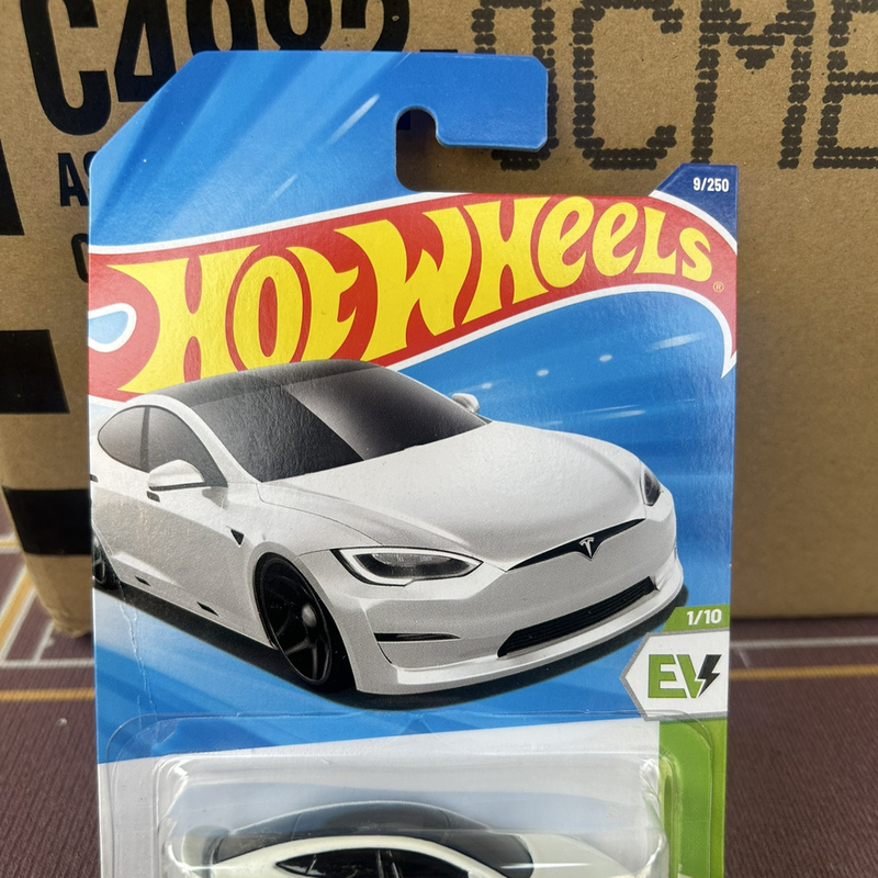 24P Hot Wheels C4982 Alloy Car Model Toy Tesla Model S Tesla Model S