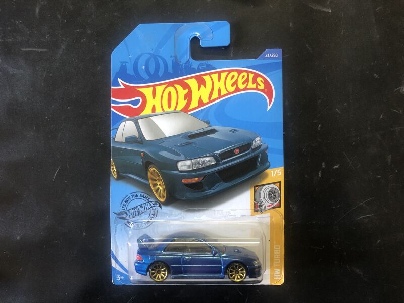 Hot Wheels Sports Car 20A Blue Subaru 22B Sti Burgundy First Edition