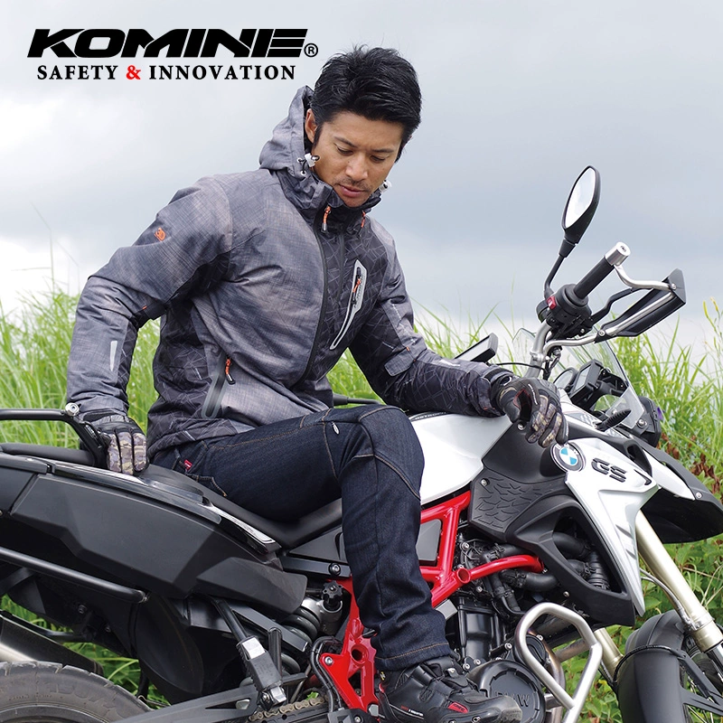 KOMINE Nhật Bản mùa thu và mùa đông đua xe bình thường phù hợp với xe máy cưỡi quần áo ấm và mui xe chống gió JK-589 - Xe máy Rider thiết bị