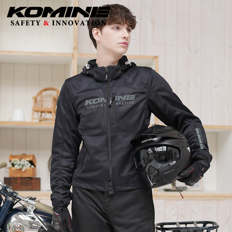 Komine Summer Motorcycle Full Mesh Breathable Riding Suit Ce-Level Anti-Fall and Wear-Resistant Motorcycle Suit Jk-176 for Men and Women