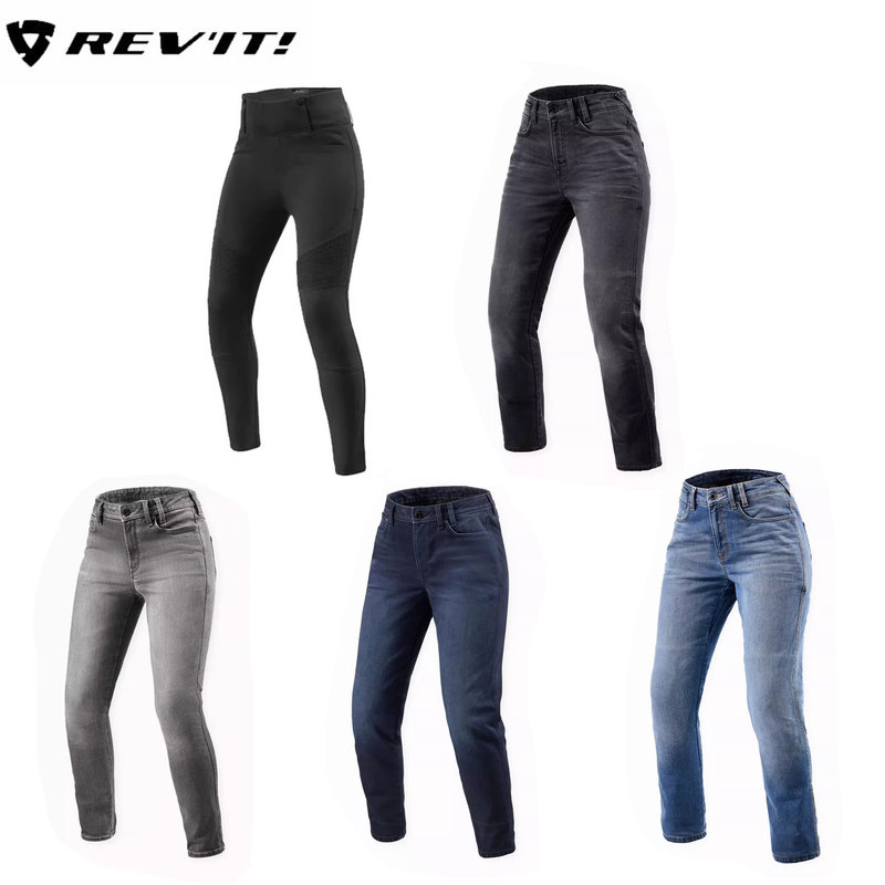 Revit Motorcycle Riding Pants for Women, Suitable for All Seasons, Denim, Tight-Fitting, Anti-Fall, Commuting, Motorcycle Touring Gear Revit Motorcycle Riding Pants for Women, Suitable for All Seasons, Denim, Tight-Fitting, Anti-Fall, Commuting, Motorcycle Touring Gear