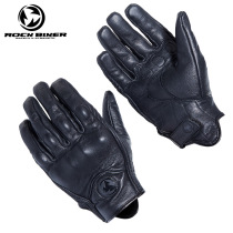 ROCK BIKER motorcycle riding gloves male retro female motorcycle full finger leather autumn and winter touch screen fall-proof models