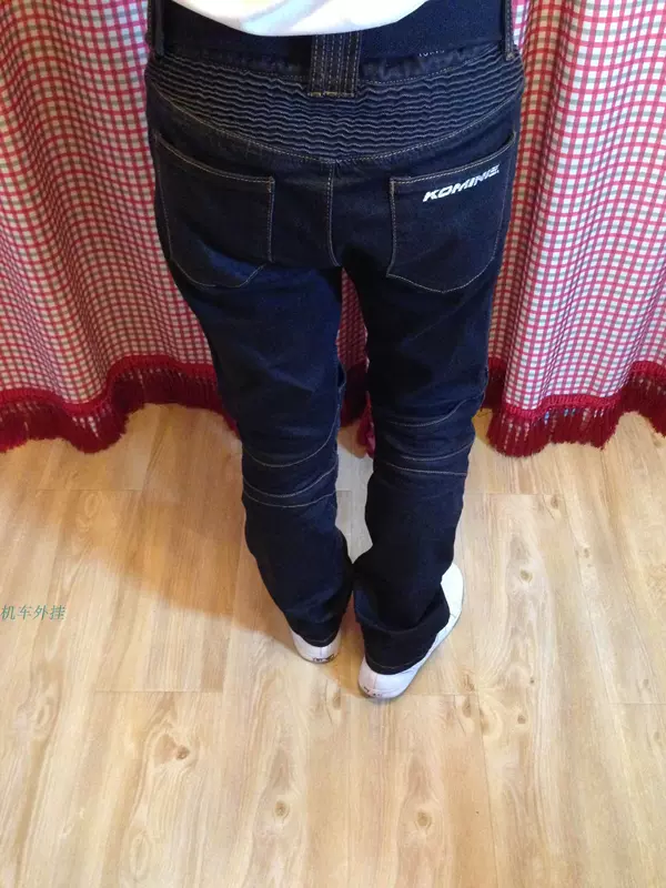 Cổ điển đua xe đầu máy hiệp sĩ quần jeans thẳng chống quần off-road đua xe máy quần - Xe máy Rider thiết bị