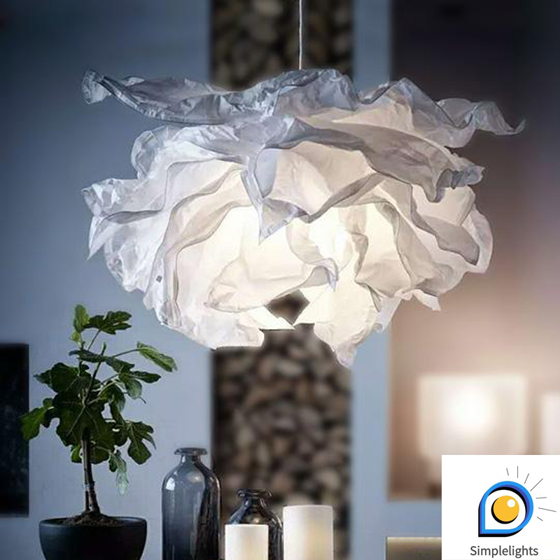 Creative Living Room, Dining Room, Bedroom, Study Paper Lamp, Nordic Decorative Cloud Pendant Light, Simple Modern Pendant Light, Lampshade with Personality