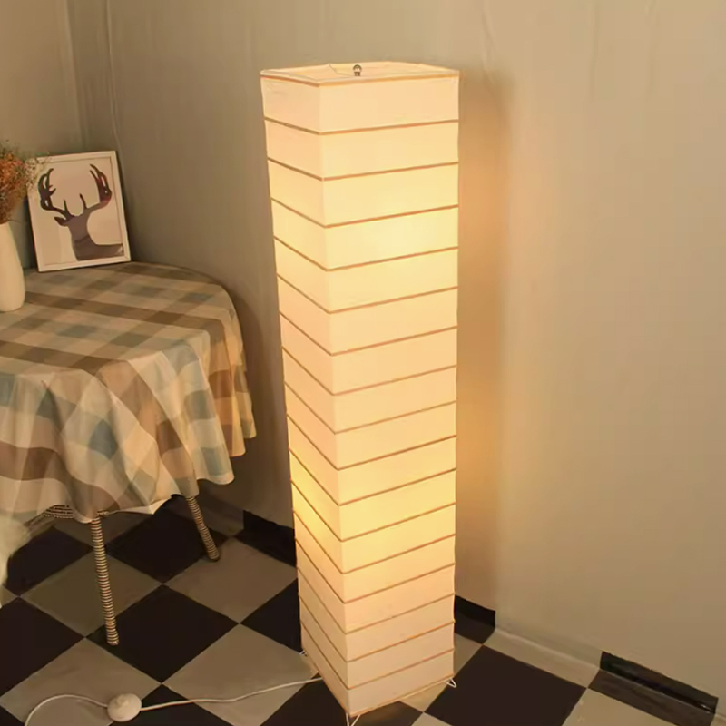 Nordic Simple Paper Floor Lamp Bedside Standing Lamp Bedroom Study Living Room Decorative Lampshade Cross-Border E-Commerce Paper Lampshade Nordic Simple Paper Floor Lamp Bedside Standing Lamp Bedroom Study Living Room Decorative Lampshade Cross-Border E-Commerce Paper Lampshade