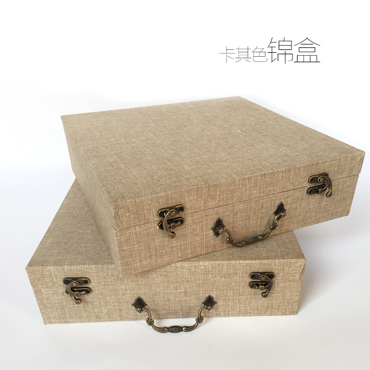 Jingdezhen plate brocade box 8 inch 10 inch 12 inch plate packaging box gift porcelain plate gift box