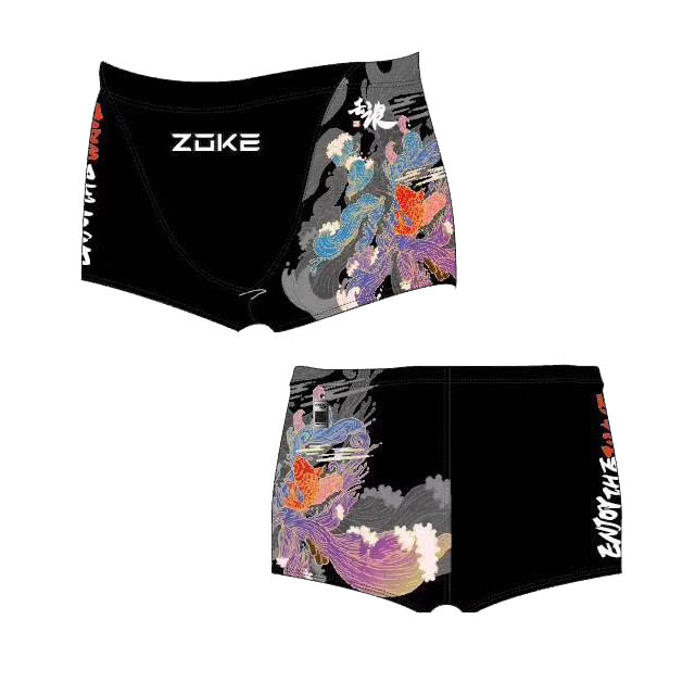 ZOKE New Pinchuk Limited Edition Country Tide to Wave Fashion Adults Professional Training Competitive Racing Four Corner Pants