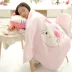 Dễ thương hoạt hình đa chức năng ấm tay hai trong một gối chăn điều hòa không khí sử dụng kép là ghế sofa văn phòng đệm gối để ghế gỗ Trở lại đệm / Bolsters