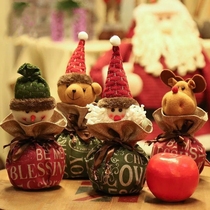 Christmas decorations Christmas candy bag three-dimensional doll gift bag childrens holiday Christmas Eve apple bag