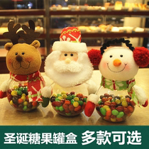 Christmas gifts snowman candy jar old man Christmas Eve Apple box doll decoration Christmas decorations