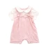 Bé gái romper tay ngắn mùa hè nước ngoài 3 bé gái áo romper cotton 6 bé gái jumpsuit 9 tháng - Áo liền quần áo khoác liền quần hình thú Áo liền quần