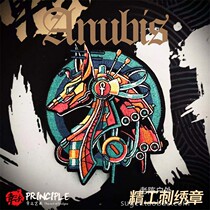 Zhangfa Wen Chuang Cyber Anubis Super Fine Crafts Embroidery Velcro National Tide Morale Chapter