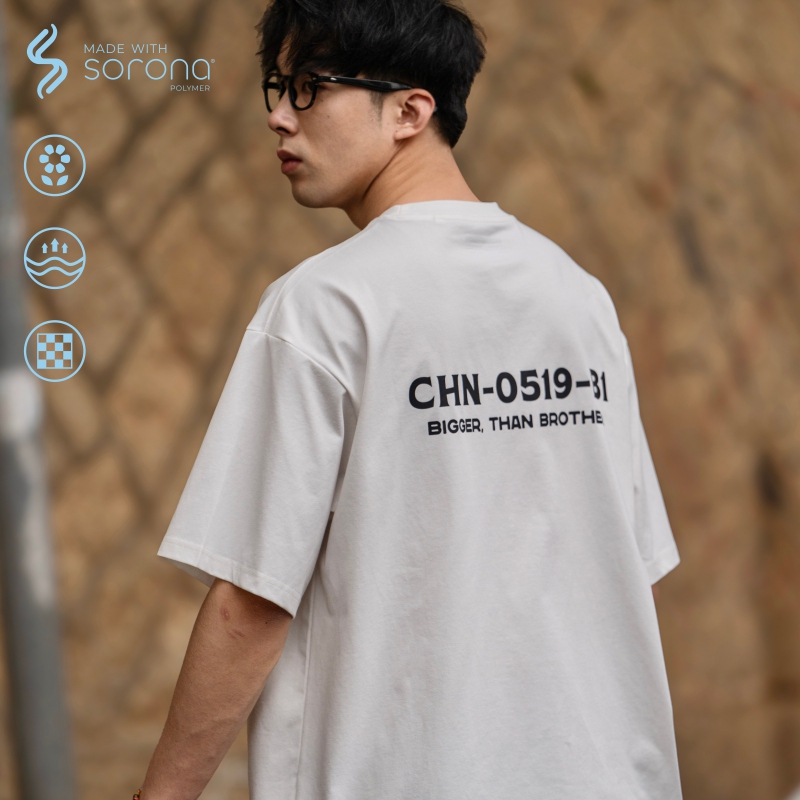 Btb 25Ss 255g Sorona Cool-Feel Pocket Print Loose Round Neck Short-Sleeve T-Shirt Base Layer