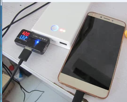 QC3.0 dung lượng cao điện thoại di động sạc nhanh flash sạc kho báu đọc ánh sáng QC2.0 điện thoại di động sạc bộ báu vật