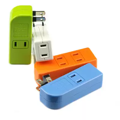 Portable socket conversion plug one point four small plug row power outlet wiring board one point four