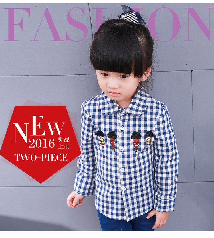 Chemise fille à manche longue - Ref 2085426 Image 10