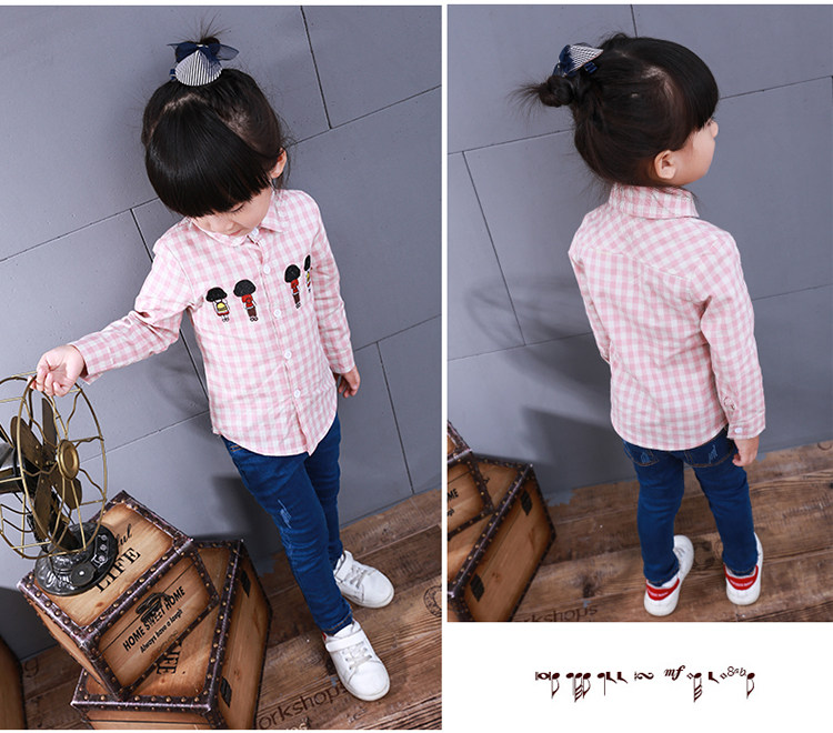 Chemise fille à manche longue - Ref 2085426 Image 17