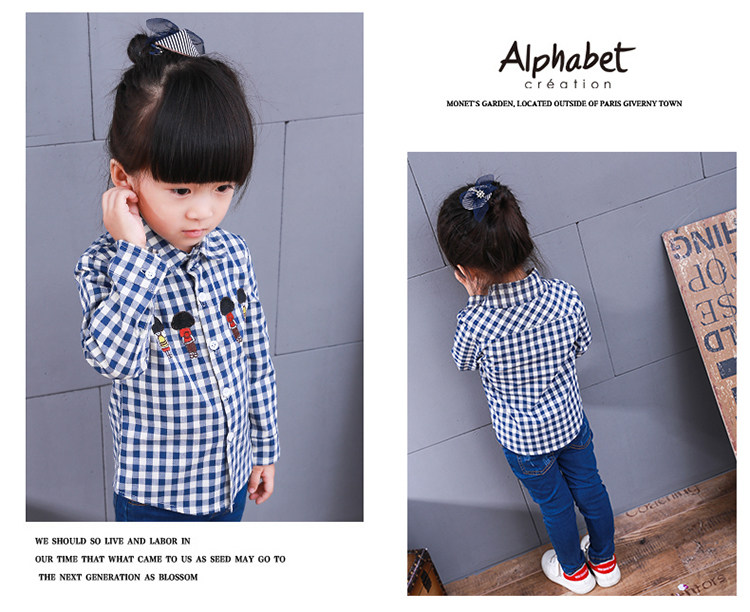 Chemise fille à manche longue - Ref 2085426 Image 23