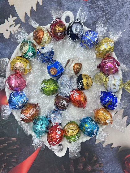 单粒装瑞士莲覆盆子开心果海盐薄荷酒心血橙抹茶巧克力70%黑巧