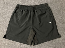 Li Ning Men Shorts Breathable Comfort Speed Dry Sports Running Sports Badminton Shorts AKSM229-1