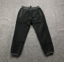 China Li Ning Men and Women Autumn Winter Warm Trousers Fashion Week Rocking Grain Suede Warm Sports LEG GUARD PANTS AKXP287