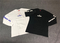 Li Ning XLARGE joint long sleeve T-shirt mens and womens round neck loose cotton knitted sweater sportswear ATLN243