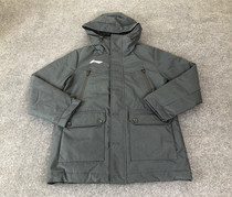 Li Ningzhong down jacket gray duck down warm cold hooded down coat windproof waterproof AYMN187-1