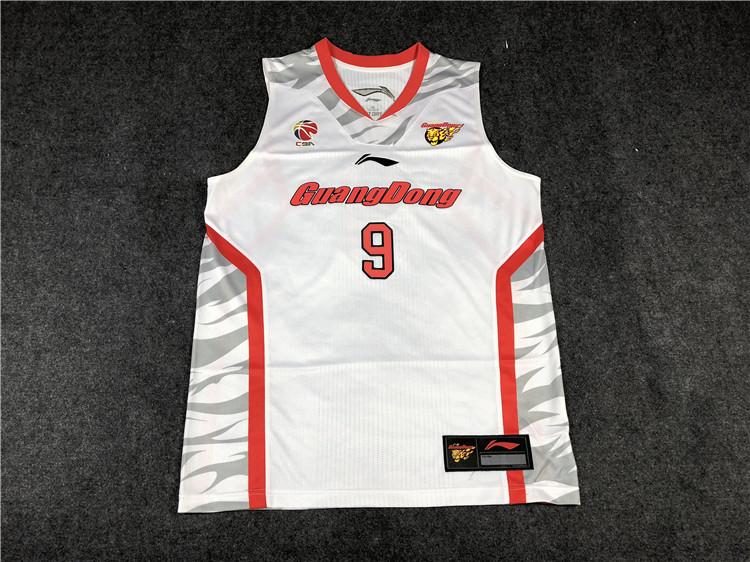 Collection embroidered version Li Ning CBA Guangdong team Yi Jianlian men AU Jersey basketball game coat vest AAYH931