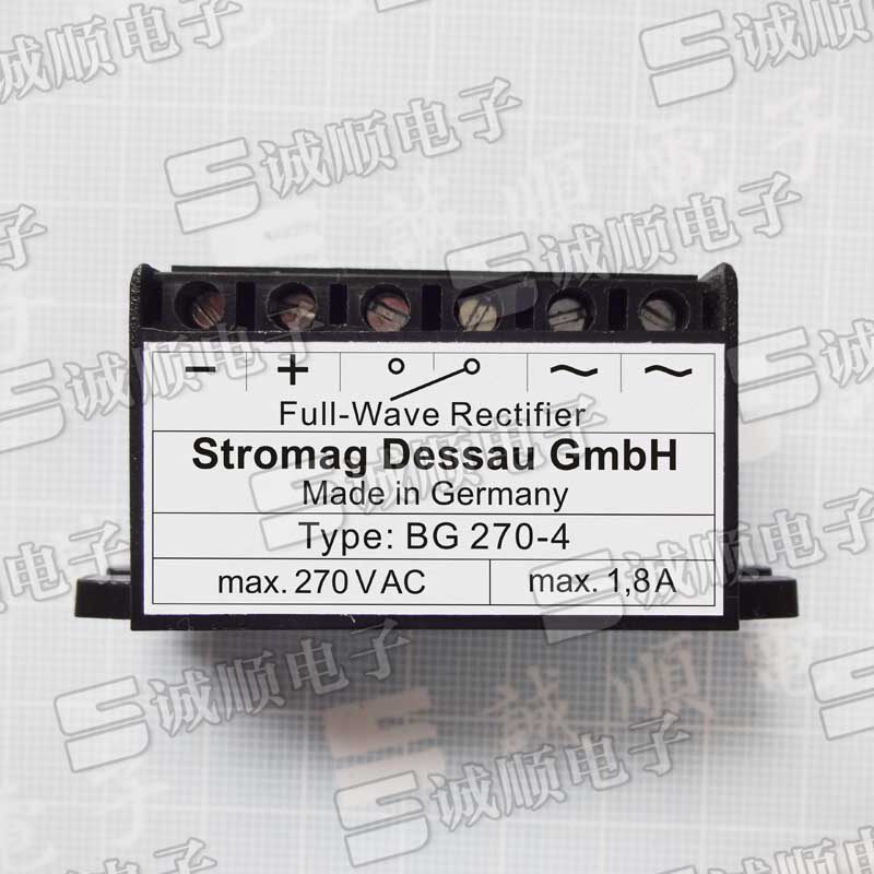 Full Wave Rectifier Type: BG 270-4 max 270VAC max 18A