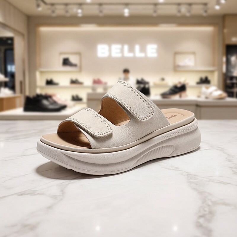 Belle Comfortable Thick-Soled Casual Slippers for Women 26 Summer New Style Can Be Worn Outside and Increase Height Beach Slippers F5T3D Belle Comfortable Thick-Soled Casual Slippers for Women 26 Summer New Style Can Be Worn Outside and Increase Height Beach Slippers F5T3D