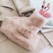 18 new handmade custom high quality Rex rabbit hair bib