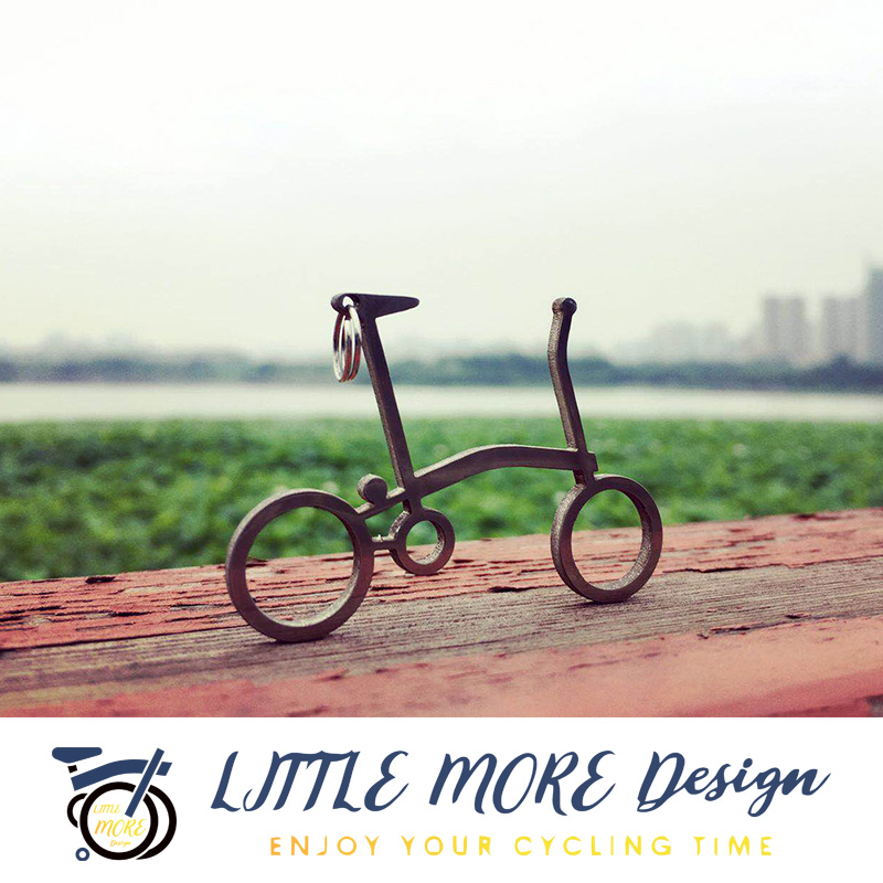 (small Murray X BROMPTON) Small cloth perimeter DIY titanium alloy key hanging accessories Pendant Pendulum pieces